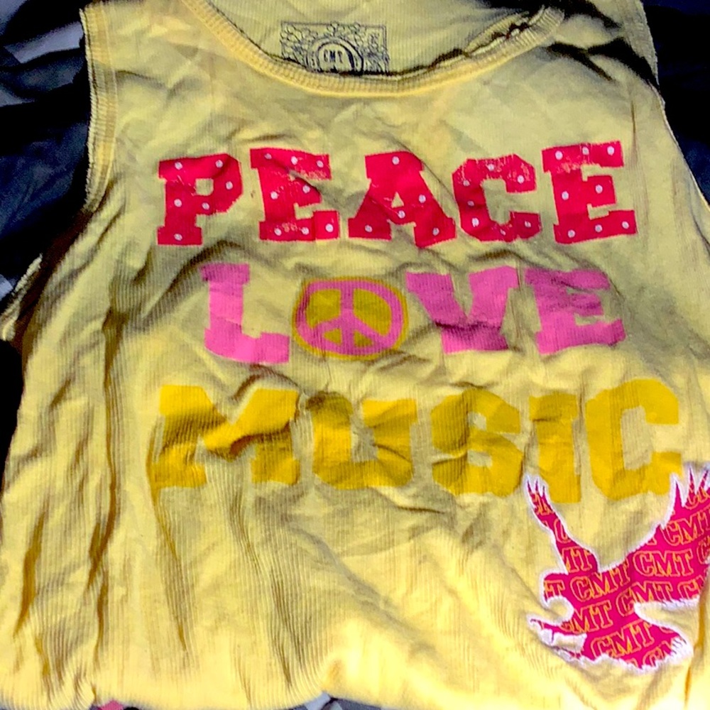 Yellow tank top